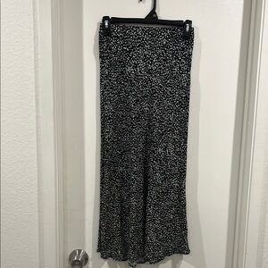 Love, Fire Monochrome Patterned Skirt